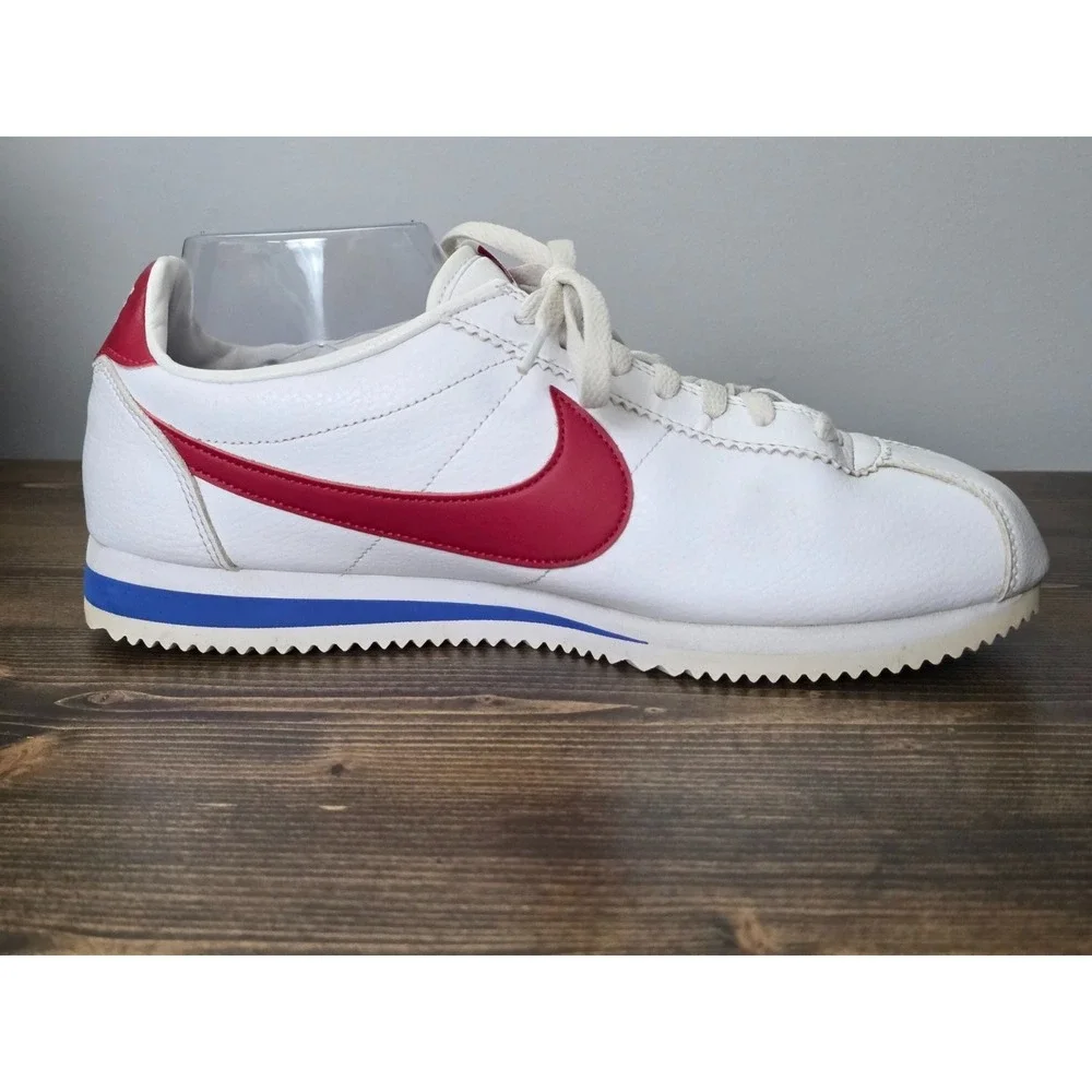 Nike Cortez Forrest Gump Men's‎ Shoes Size 11 White Red Sneakers 749571-154